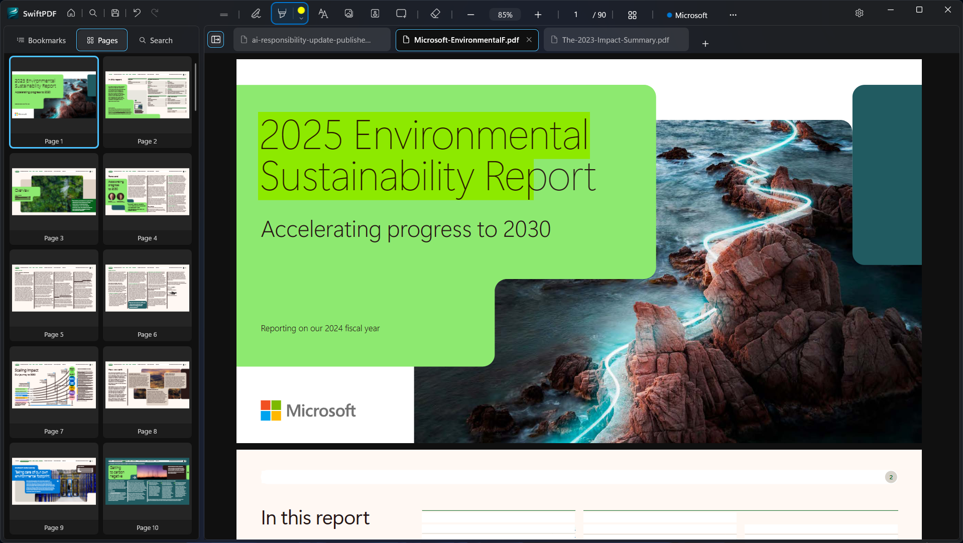 SwiftPDF Application